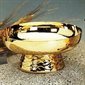Open Ciborium,  6.25" (16 cm) Diam. - Diameter: 6 1/4" (16 cm) / Hand-Hammered finish  N.B.: when the article is not in stock and is "available on order", allow a lead time of about 4 weeks.