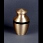 Petite urne commémorative en laiton 3 x 1 3/4 x 1 3/4