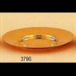 Large Well Paten, 24Kt Gold Plate, 6.75" (17 cm) Dia.