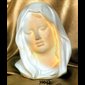 White Porcelain "Madonna", Electric Night Light 6" (15 cm)
