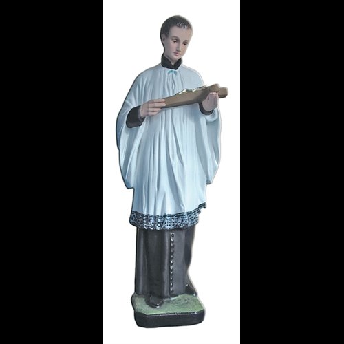 Statue ext. Saint Louis Gonzague 16" (40 cm) en FDV Couleur