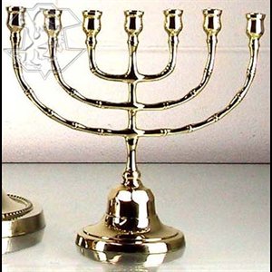 Menorah 8 3/8" x 9 1/2"(22 x 24 cm)
