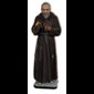 Padre Pio Color Fiberglass Outdoor Statue, 12" (30 cm)