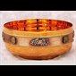 Bowl Paten with precious stones, 6" Dia., Cap.: 275 Host