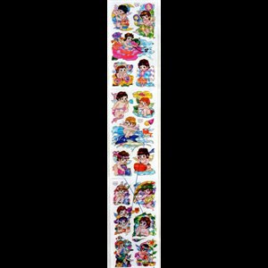 Assorted Angel Stickers. / 16 Designs Per Sheet.