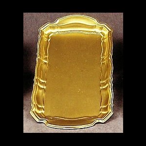 Cruet Tray, Satin Brass, 10.5" (26,7 cm) x 5.5" (14 cm)