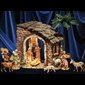 Lighted Stable 11" H.