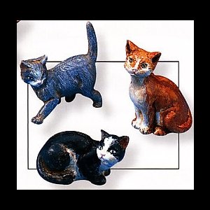 Cats 3-pc/set.