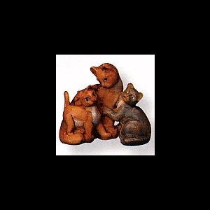 Famille de chat pour personnages de 5" (12.7 cm) Ht.