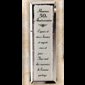 Beveled Mirror Plaque, 50th Wedding Anniversary, French text