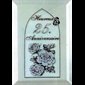 Plaque 25e Anniversaire Miroir Biseauté 4" x 6" (10x15 cm)