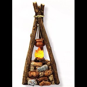 Campfire 3.75" (9.5 cm) Ht. Batteries included
