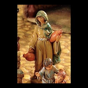 Bethany, Woman with Grapes 5" (12.7 cm)