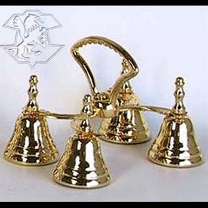 Carillon 4 cloches 4'' haut x 6'' diam.