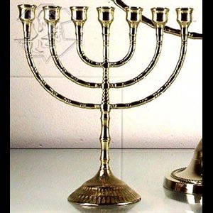 Menorah 11 1/8" x 10 1/4" (29 x 26 cm)