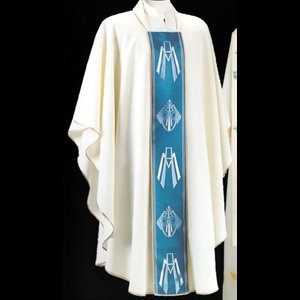 Chasuble #65-000005 marial 100% polyester