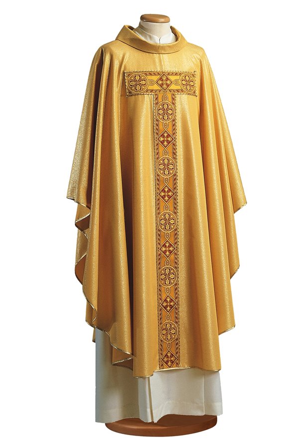 Chasuble #65-000262 with golden fabric
