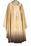 Chasuble #65-000521 off-white in silk and wool