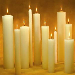 Altar candle 3" x 15" Socket