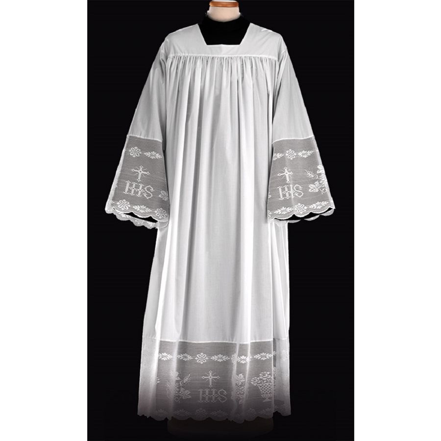 Surplice Polyester/ Cotton With IHS Lace (Tall)
