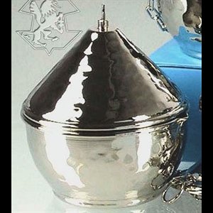Nickel Boat 4 1/3'' diam. (11 cm)