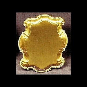 Cruet Tray Only Satin Brass, 9.25" (23,5 cm) x 6" (15,2 cm)
