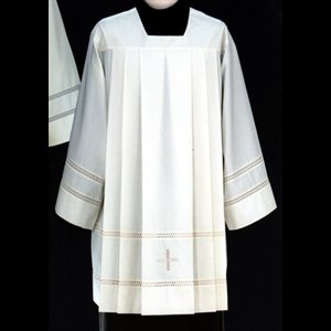 Surplis polyester/coton