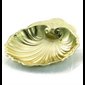 Coquille de baptême 5" (12.7 cm) Dia. en laiton lacqué