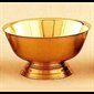 Ciboire de communion 6" (15.2 cm) Dia. plaqué or 24Kt