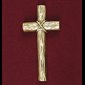 Rugged Cross Bronze Applique