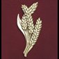 Twisted Wheat Bronze Applique