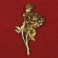 Petite Rose Bronze Applique