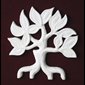 Contemporary Tree White Marble Applique