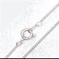 Chaîne 18" (46 cm) plaqué argent Avec Fermoir