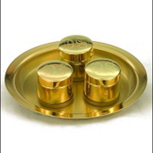Triple Oil Stock w/tray / set