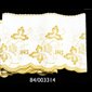 White and Gold Lace IHS 11" (28 cm) Wide / meter