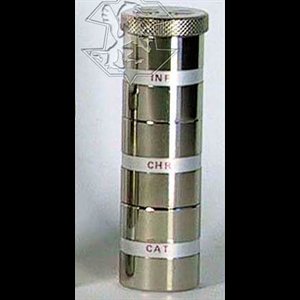 Ampoules Sainte-Huiles triple 1" x 3 3/8" (2.5 x 9.2 cm)