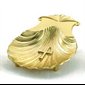 Coquille de baptême doré 5 3/8" (13.7 cm) Dia.