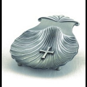 Baptismal Shell, Sil-ox/lacquer, 5 3/8" (13.7 cm) Dia.