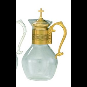 Flagon gold, 11" H. (28 cm), 48 oz.
