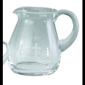 Flagon 6" H. (15 cm), 32 oz. w/etched cross