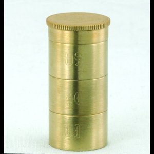 Triple Oil Stock, 2.25" (5,7 cm) x 1 1/8" (2,8 cm) / set