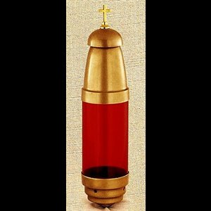 Lampe de cimetière doré 18.75" H. (47.6 cm)