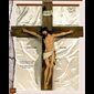 Wood Crucifix With Resin/ Fiberglass Corpus, 60" (152 cm)