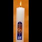 25th Anniversary Wedding Candle, 2" x 9" (51 x 230 mm)