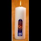 25th Anniversary Wedding Candle, 3" x 9" (76 x 230 mm)