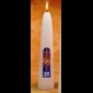 25th Anniversary Wedding Candle, 2 5/8" x 12" (67 x 300 mm)