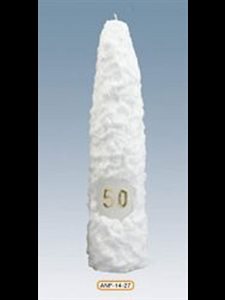 Cierge 25e anniversaire de mariage 2.75" x 14" (70x355 mm)