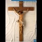 Wood Crucifix With Resin Corpus, 35.5" (91 cm)