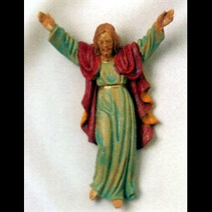 Risen Christ Corpus, 5" (12.7 cm) Resin Made